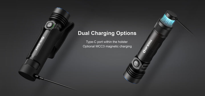 Olight Seeker 4 Pro Rechargeable LED Flashlight with a New Dock - Bang Bang Airsoft