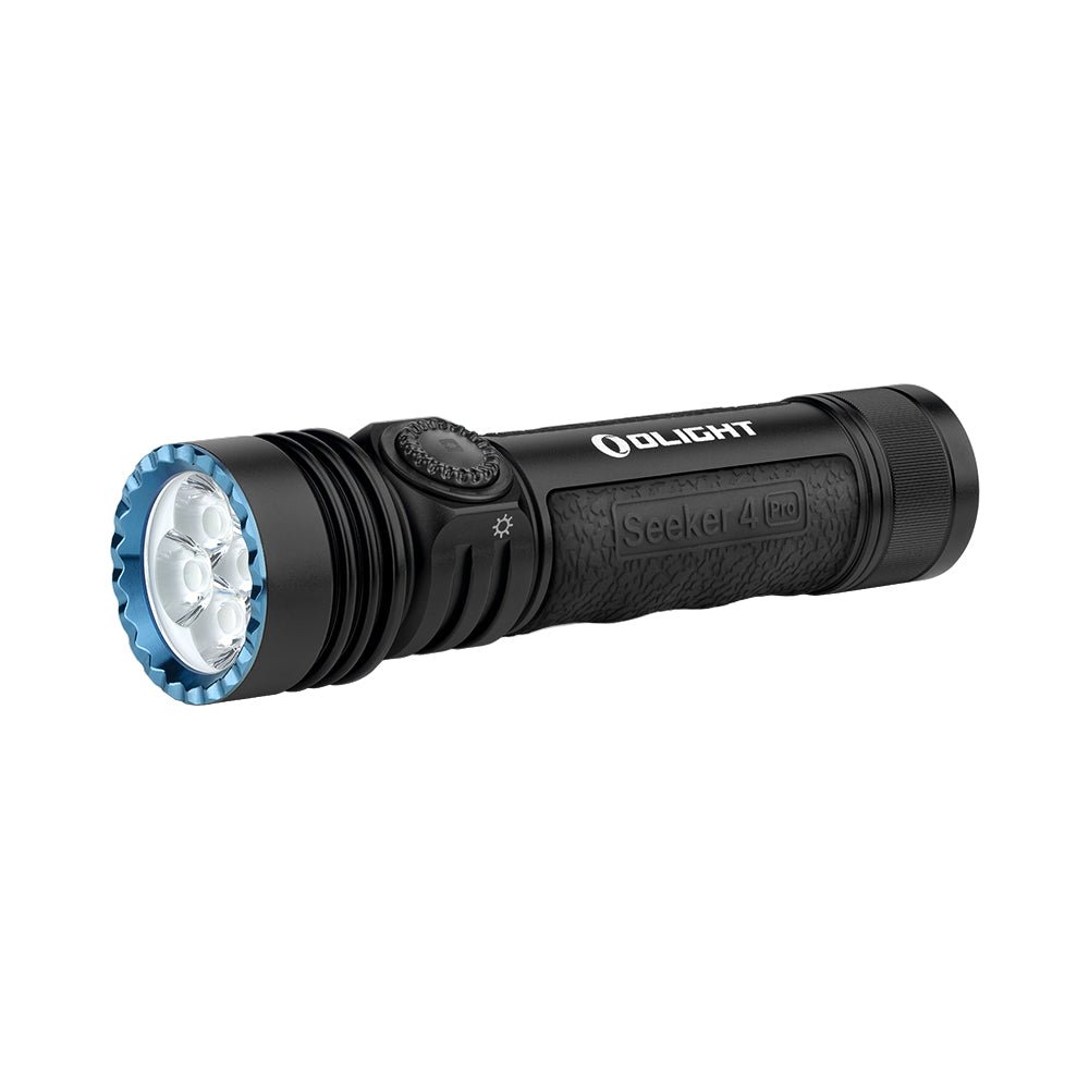 Olight Seeker 4 Pro Rechargeable LED Flashlight with a New Dock - Bang Bang Airsoft