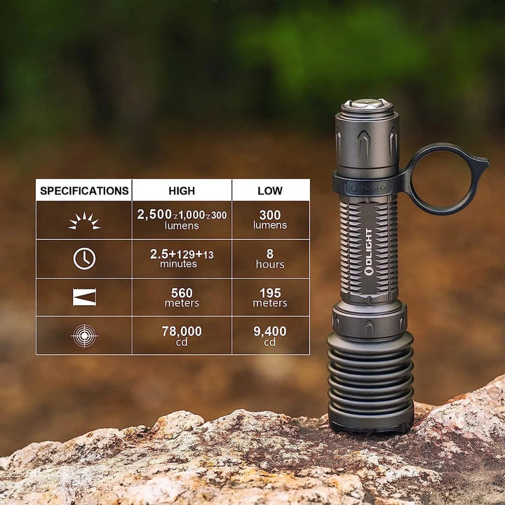Olight Warrior X 3 Tactical Flashlight - Bang Bang Airsoft