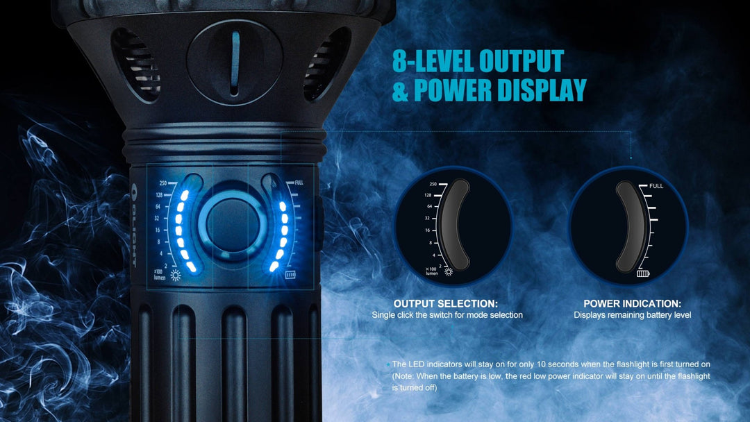 Olight X9R Marauder Brightest Flashlight - Bang Bang Airsoft