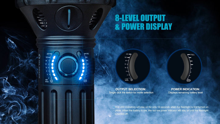 Olight X9R Marauder Brightest Flashlight - Bang Bang Airsoft