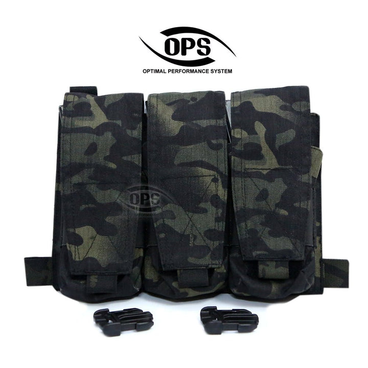 OPS Triple M4 / AK Magazine Pouch Panel - Bang Bang Airsoft