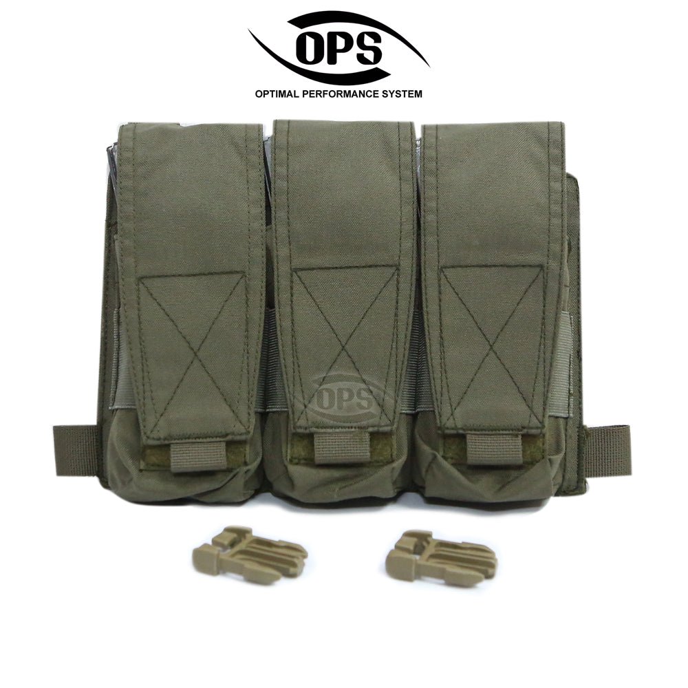 OPS Triple M4 / AK Magazine Pouch Panel - Bang Bang Airsoft