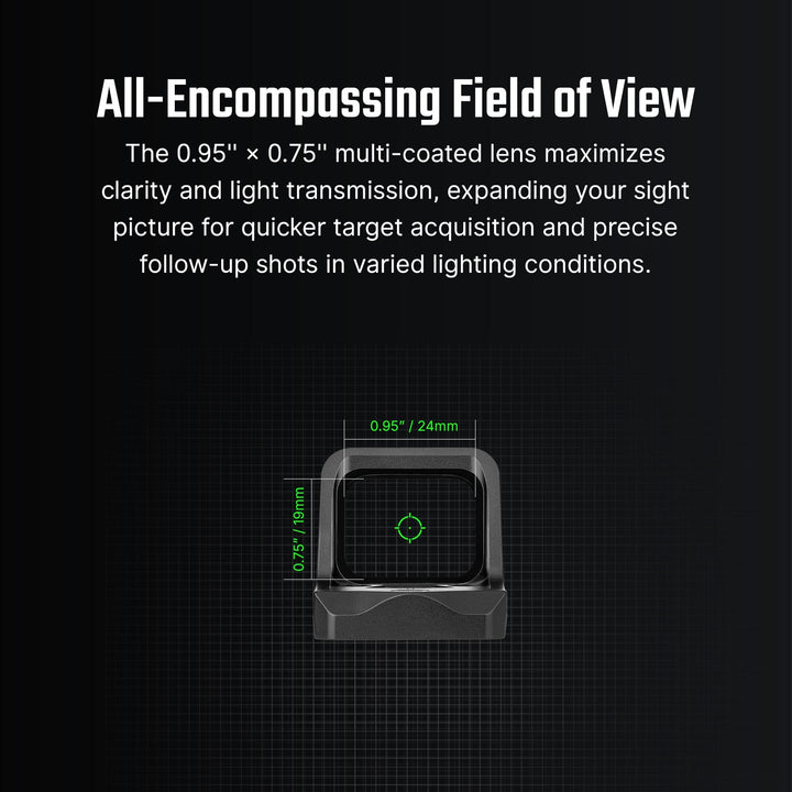 Osight C GN Open Reflex Optic - Bang Bang Airsoft