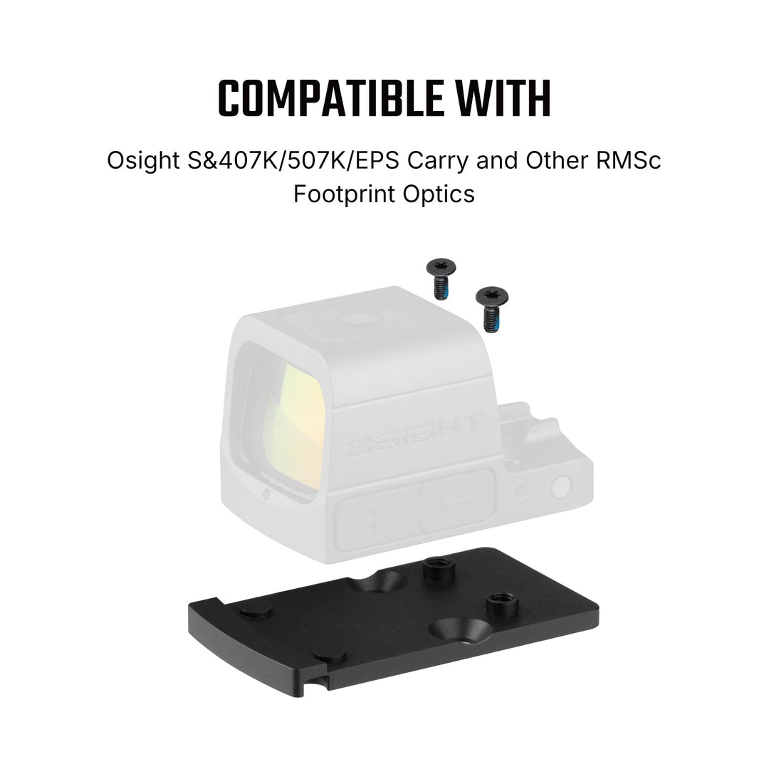 Osight RMR to RMSc Adapter Plate - Bang Bang Airsoft