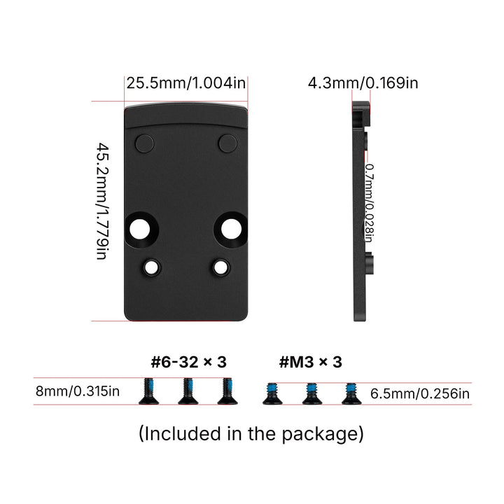 Osight RMR to RMSc Adapter Plate - Bang Bang Airsoft
