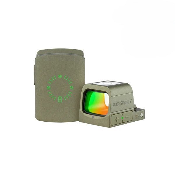 Osight S 2 MOA Dot & 32 MOA Circle with OAL Material - Olive Green - Bang Bang Airsoft