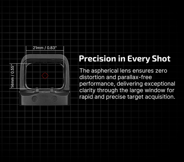 Osight S 2 MOA Dot & 32 MOA Circle with OAL Material - Bang Bang Airsoft
