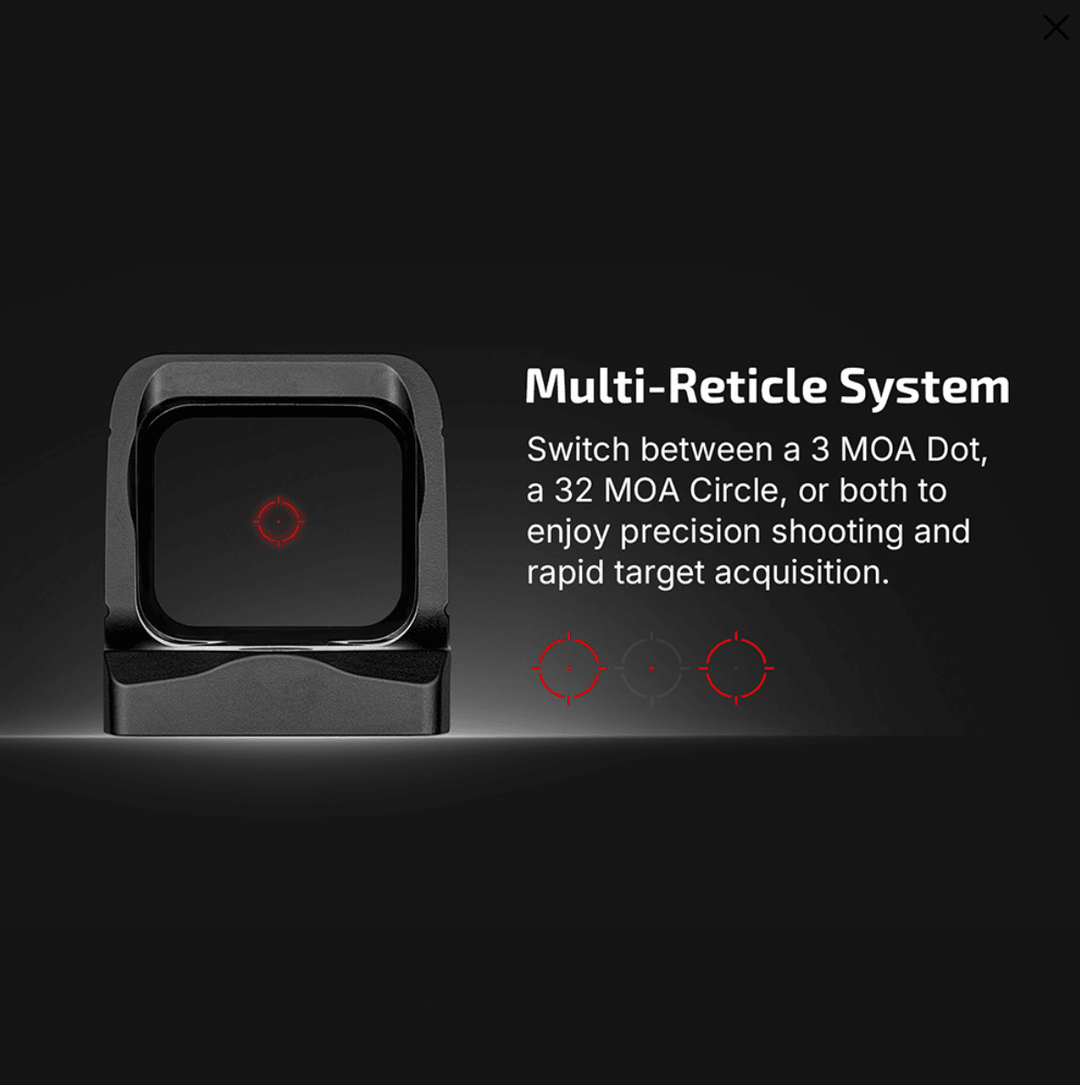 Osight X 3 MOA Dot & 32 MOA Circle with OAL Material - Bang Bang Airsoft