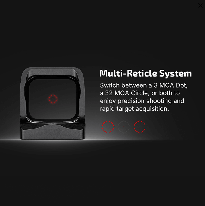 Osight X 3 MOA Dot & 32 MOA Circle with OAL Material - Bang Bang Airsoft
