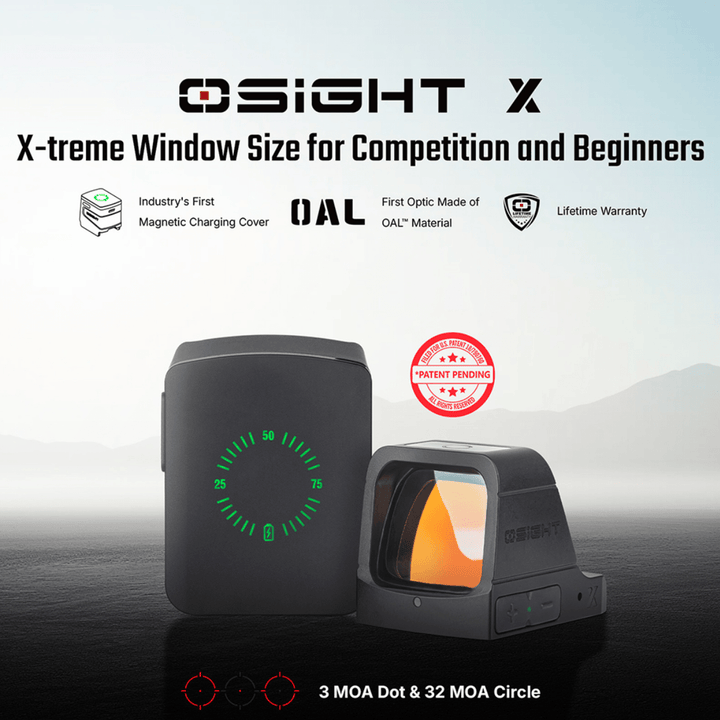 Osight X 3 MOA Dot & 32 MOA Circle with OAL Material - Bang Bang Airsoft