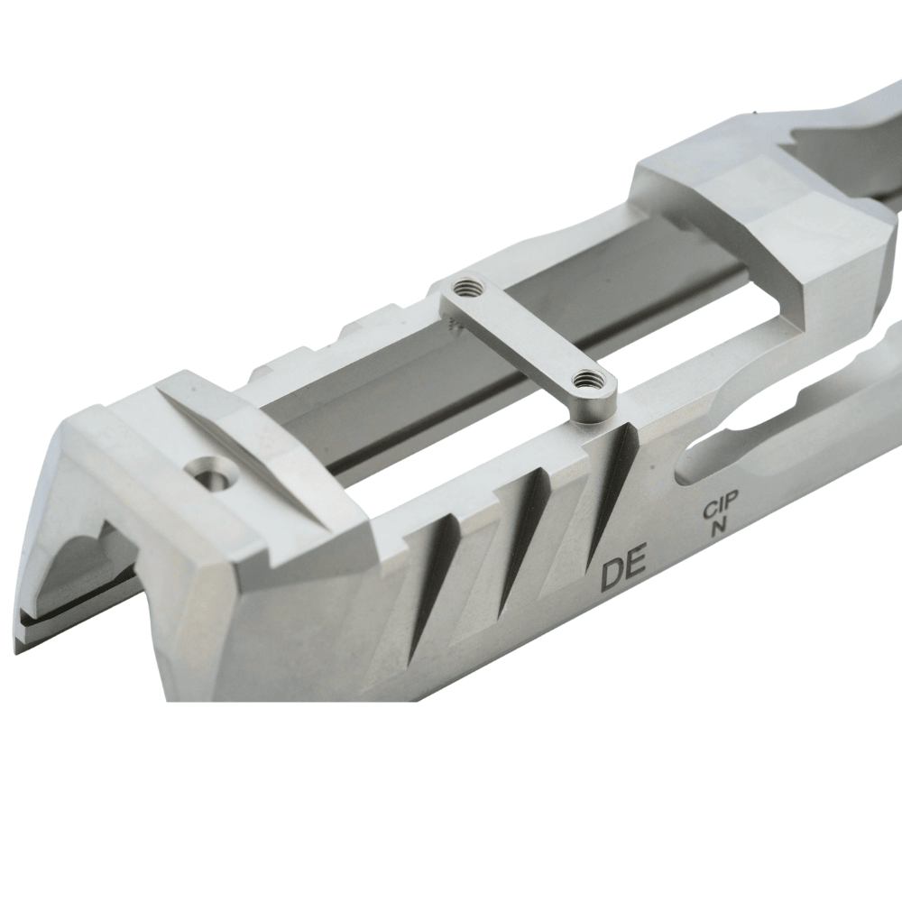PAC Stainless Slide & Barrel Set for VFC PDP GBB Pistol - Silver - Bang Bang Airsoft