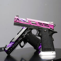 Bang Bang Custom TM 901S Aluminum Slide Hi-Capa 4.3 GBB Pistol -Magenta Silver