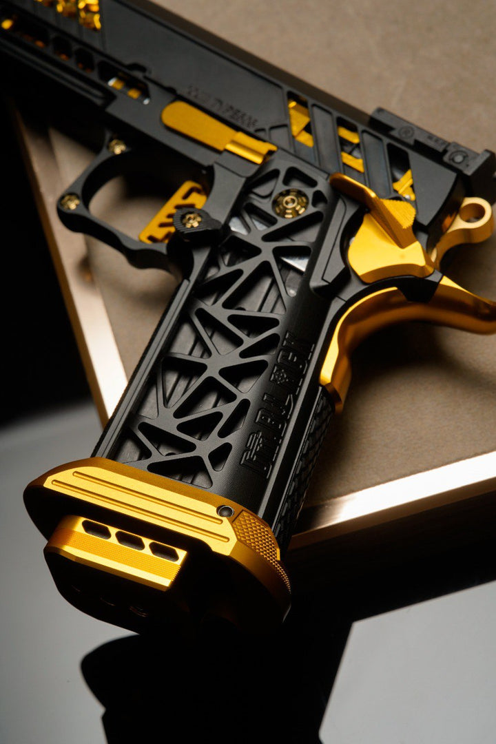Bang Bang Custom Dr. Black Type 505 Style Hi-Capa 5.1 GBBP (TM Base) -Gold Match