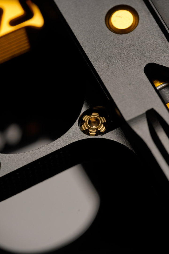 Bang Bang Custom Dr. Black Type 505 Style Hi-Capa 5.1 GBBP (TM Base) -Gold Match