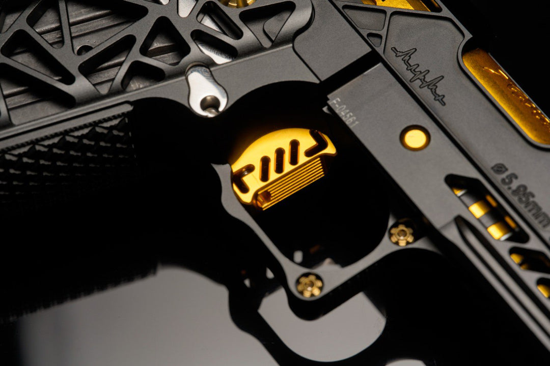 Bang Bang Custom Dr. Black Type 505 Style Hi-Capa 5.1 GBBP (TM Base) -Gold Match