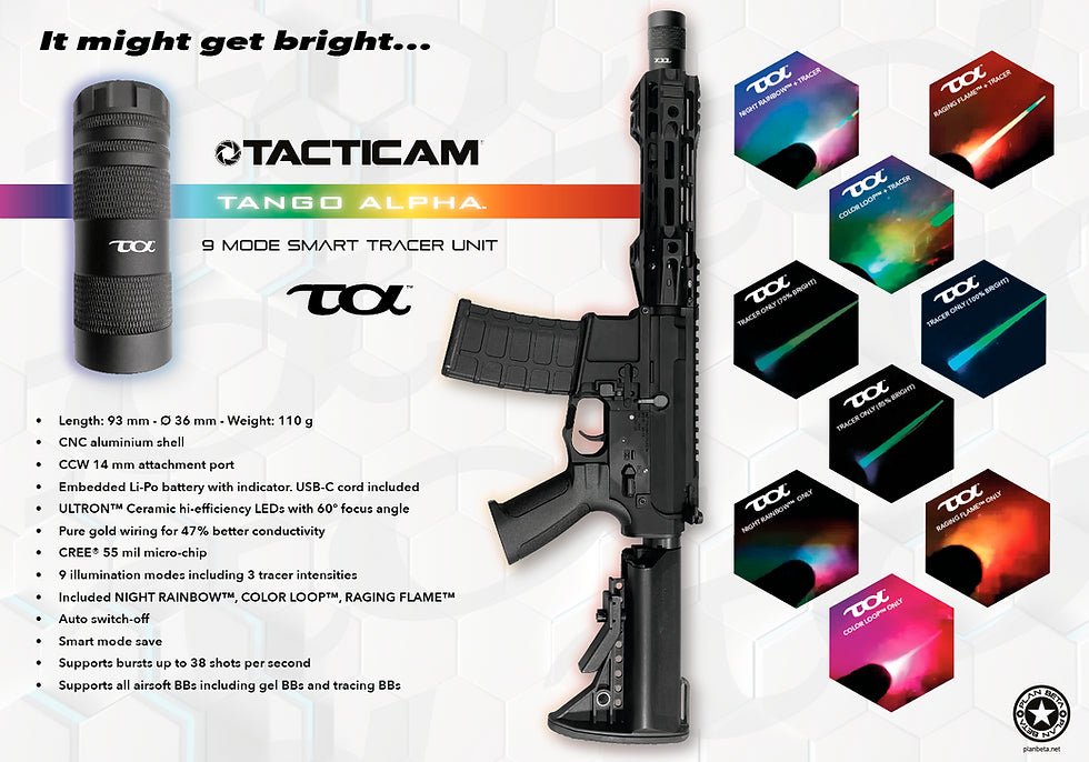PlanBeta Tacticam Tango Alpha Smart Tracer - Bang Bang Airsoft