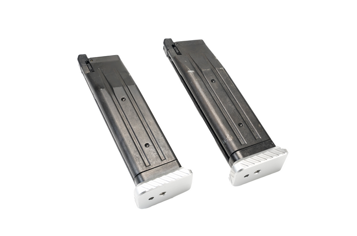 Pre-owned Bang Bang Custom Dr. Black Royal Aluminum Hi-Capa 4.3 GBBP -Blue Ice