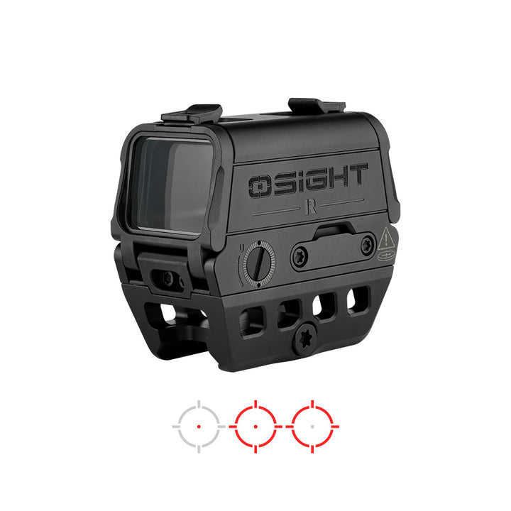 Osight R Micro Enclosed Red Dot Sight with Multi-Reticle System