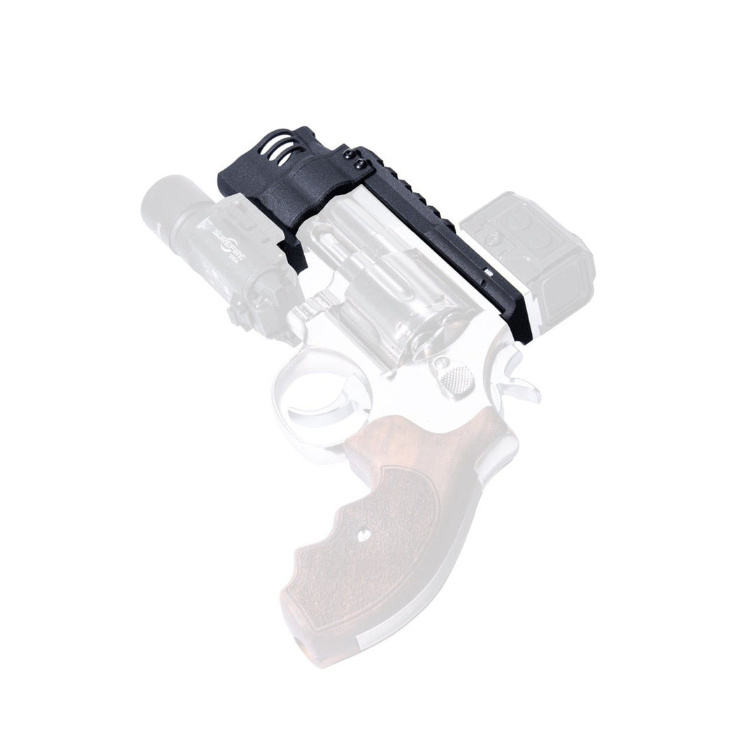 Revanchist Airsoft 3D Print RMR Optic Mount and Compensator Set for ARES S&W 686 2inch Revolver - Bang Bang Airsoft