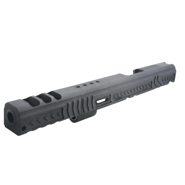 Revanchist Airsoft 3DP 7" Lim Style Open Slide Kit "Saber Cat" for Hicapa GBB - Black - Bang Bang Airsoft