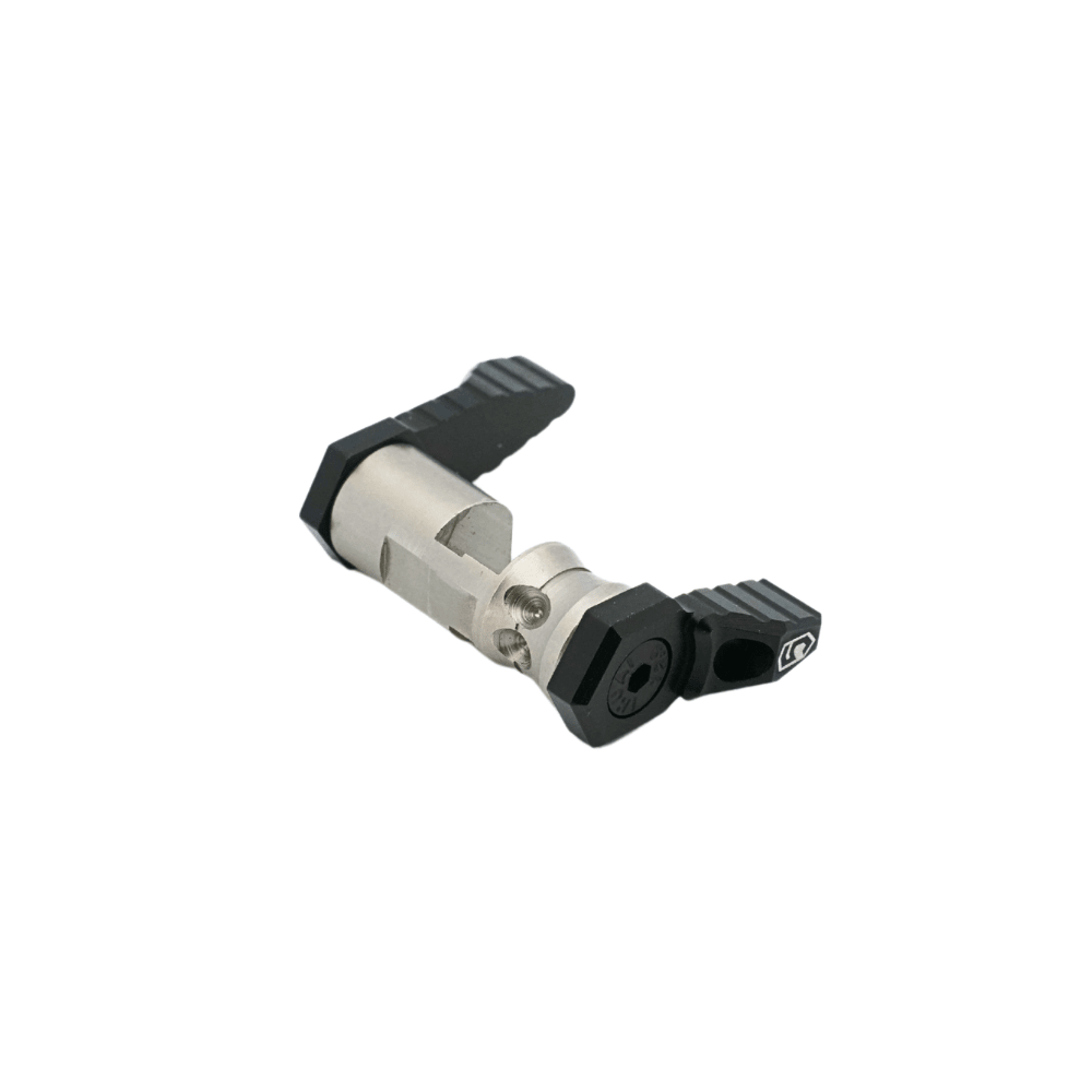 Revanchist Airsoft 45 Degree Stainless Steel Ambi Selector Type A for TM MWS / Savia PCC H - Black - Bang Bang Airsoft