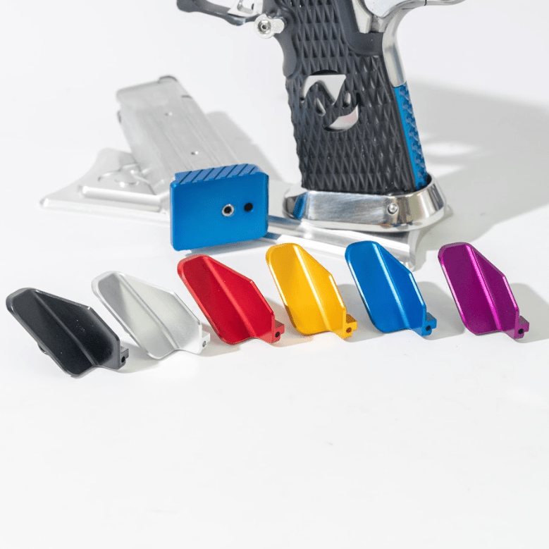 Revanchist Airsoft Aluminum Slide Stop Thumb Rest for HICapa GBBP - Bang Bang Airsoft