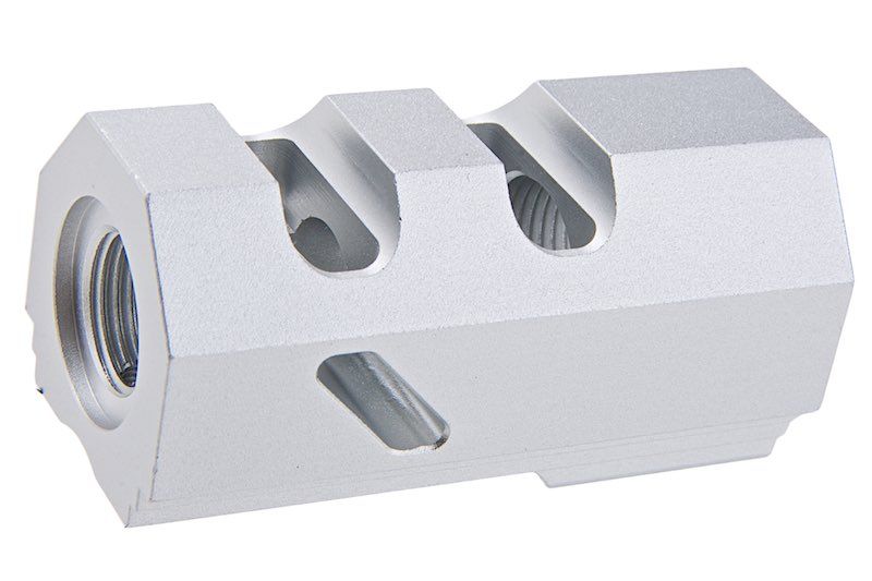 Revanchist Airsoft Dr. Black Style Compensator for Hicapa Series Airsoft GBB Pistol (14mm CCW) - Bang Bang Airsoft