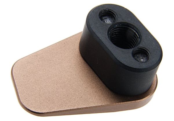 Revanchist Airsoft Mag Release For Marui M4 MWS (Tan) - Bang Bang Airsoft