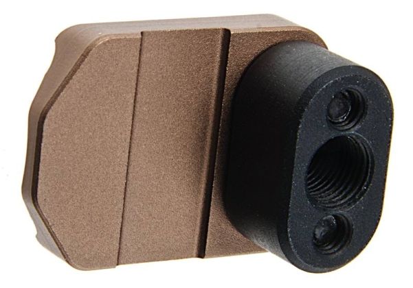 Revanchist Airsoft Mag Release Type B For Marui M4 MWS (Tan) - Bang Bang Airsoft