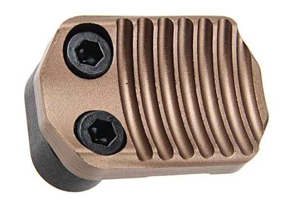 Revanchist Airsoft Mag Release Type B For Marui M4 MWS (Tan) - Bang Bang Airsoft