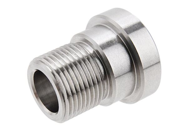 Revanchist Airsoft Stainless Steel 14mm CCW Adaptor for VFC MP5, MP5K GBB - Bang Bang Airsoft