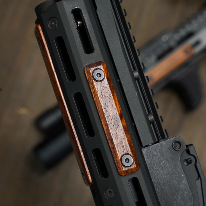 RJ Creations Wooden M - Lok Rail Cover (2 pcs) - Bang Bang Airsoft