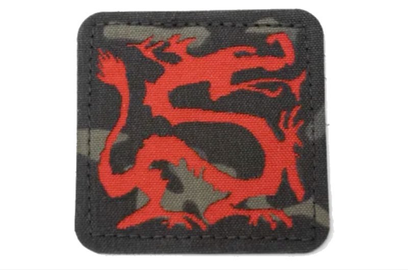 Ronin Tactics Dragon Nylon Logo Patch (Limited Edition, Black MCM) - Bang Bang Airsoft