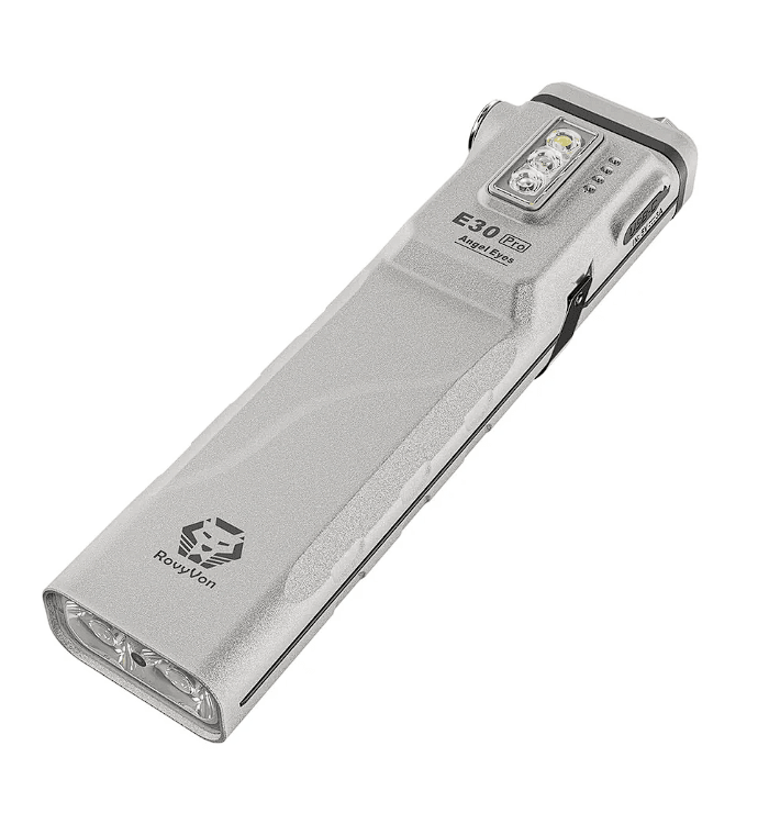 Rovyvon Angel Eyes E30 Pro Flat Style EDC Flash Light - Bang Bang Airsoft