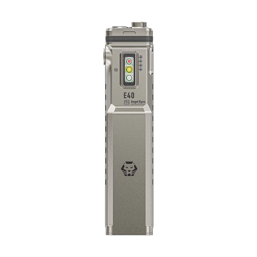 Rovyvon Angel Eyes E40 Titanium Flat EDC Flashlight - Bang Bang Airsoft