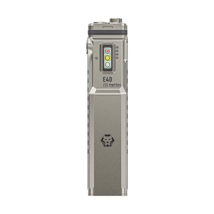 Rovyvon Angel Eyes E40 Titanium Flat EDC Flashlight - Bang Bang Airsoft