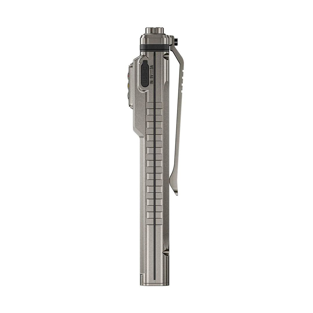Rovyvon Angel Eyes E40 Titanium Flat EDC Flashlight - Bang Bang Airsoft