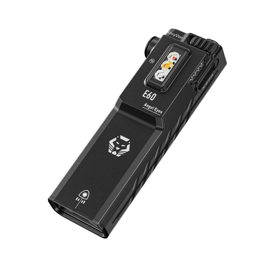 Rovyvon Angel Eyes E60 Flat Palm - sized EDC Flashlight - Bang Bang Airsoft