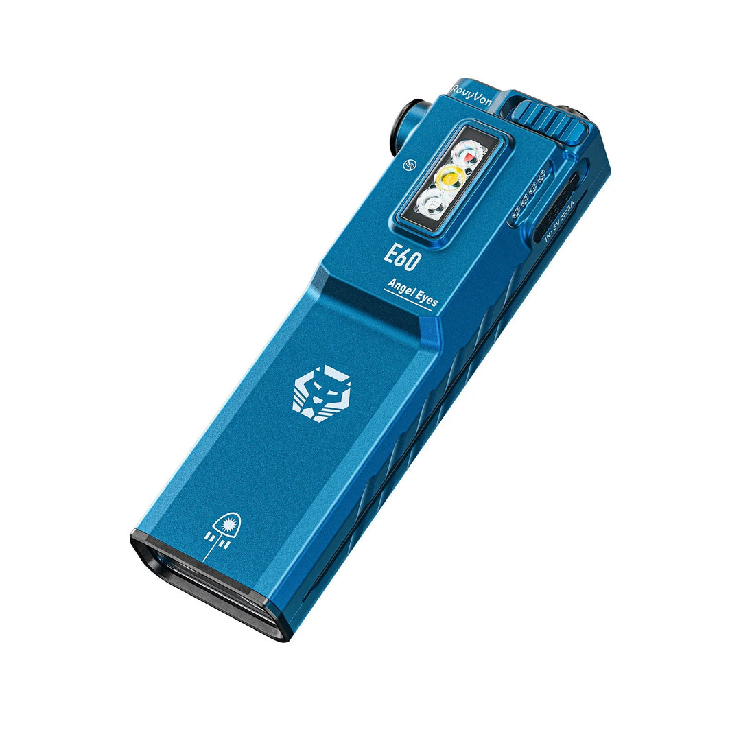 Rovyvon Angel Eyes E60 Flat Palm - sized EDC Flashlight - Bang Bang Airsoft
