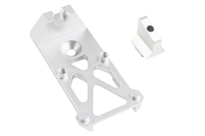 RWA 2011 Red Dot Plate (RMR Mount Base) for Tokyo Marui Hi - Capa 5.1 - Silver - Bang Bang Airsoft