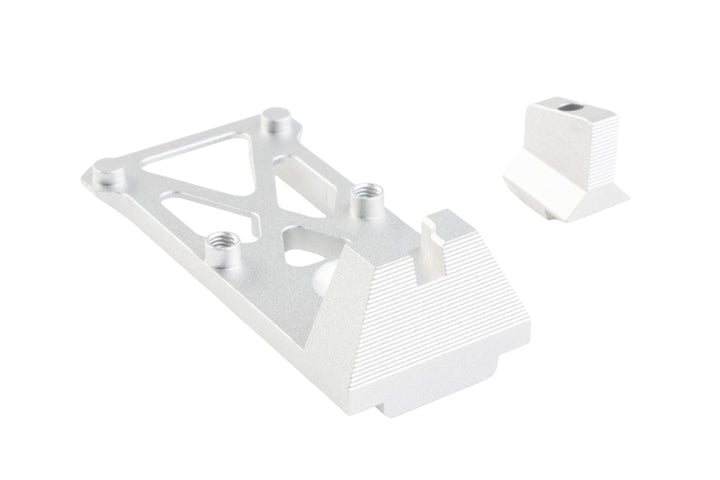 RWA 2011 Red Dot Plate (RMR Mount Base) for Tokyo Marui Hi - Capa 5.1 - Silver - Bang Bang Airsoft