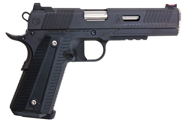 RWA NIGHTHAWK CUSTOM AGENT 2 CO2 AIRSOFT PISTOL - BLACK (STEEL VERSION) - Bang Bang Airsoft