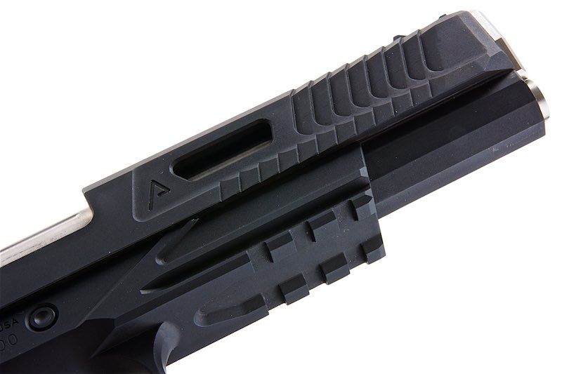 RWA NIGHTHAWK CUSTOM AGENT 2 CO2 AIRSOFT PISTOL - BLACK (STEEL VERSION) - Bang Bang Airsoft
