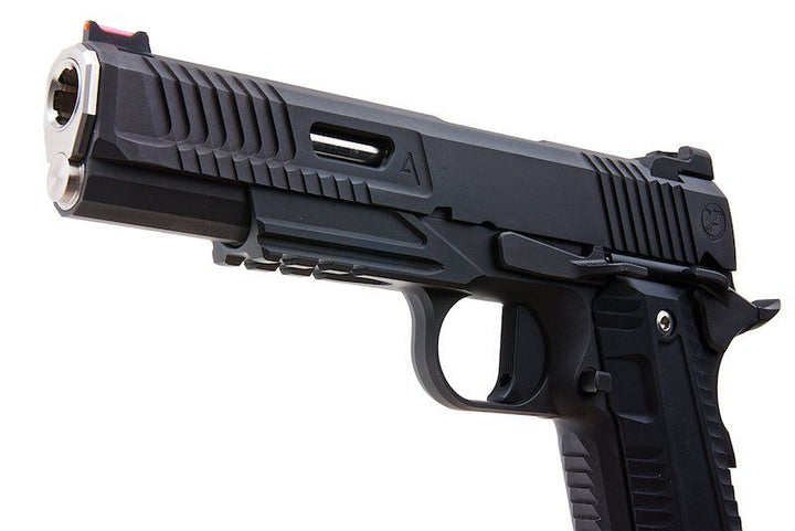 RWA NIGHTHAWK CUSTOM AGENT 2 CO2 AIRSOFT PISTOL - BLACK (STEEL VERSION) - Bang Bang Airsoft