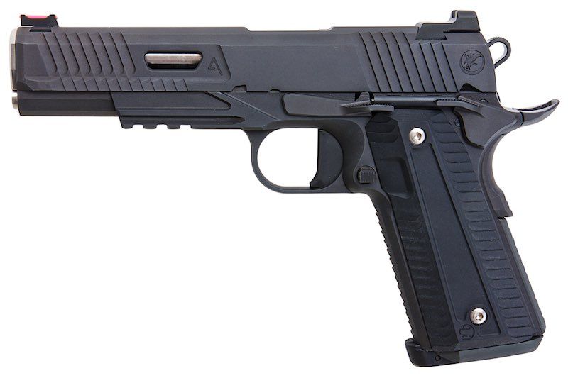 RWA NIGHTHAWK CUSTOM AGENT 2 CO2 AIRSOFT PISTOL - BLACK (STEEL VERSION) - Bang Bang Airsoft