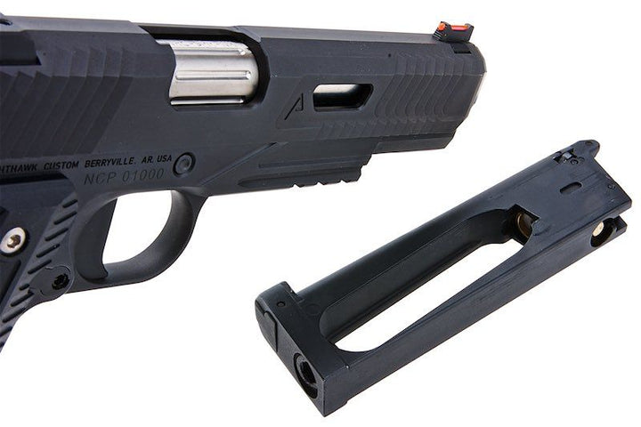 RWA NIGHTHAWK CUSTOM AGENT 2 CO2 AIRSOFT PISTOL - BLACK (STEEL VERSION) - Bang Bang Airsoft
