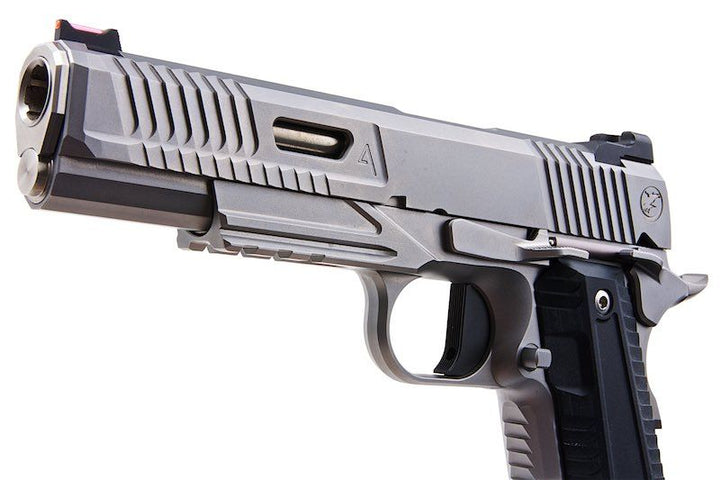 RWA NIGHTHAWK CUSTOM AGENT 2 CO2 AIRSOFT PISTOL - STAINLESS STEEL VERSION - Bang Bang Airsoft