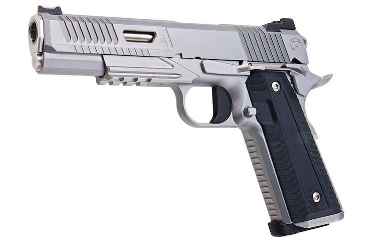 RWA NIGHTHAWK CUSTOM AGENT 2 CO2 AIRSOFT PISTOL - STAINLESS STEEL VERSION - Bang Bang Airsoft
