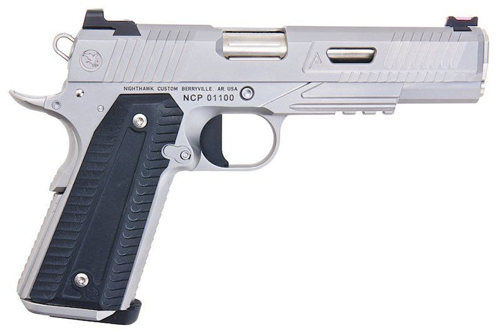 RWA NIGHTHAWK CUSTOM AGENT 2 CO2 AIRSOFT PISTOL - STAINLESS STEEL VERSION - Bang Bang Airsoft